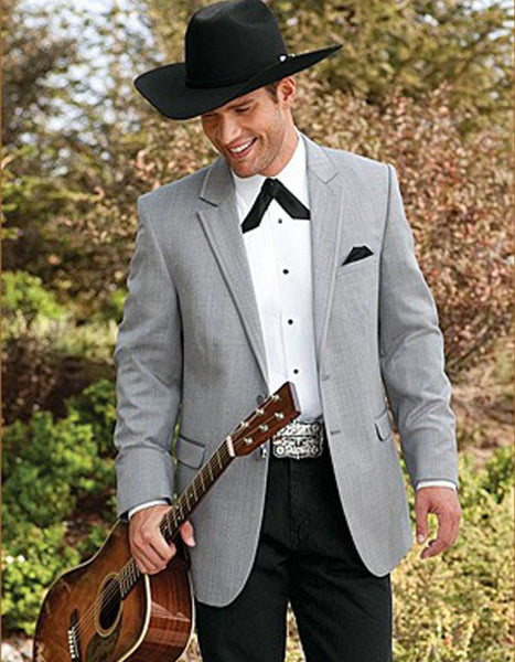 Tuxedo Cowboy Boots With Suit Wedding Tux And Cowboy Hat Blue Suit