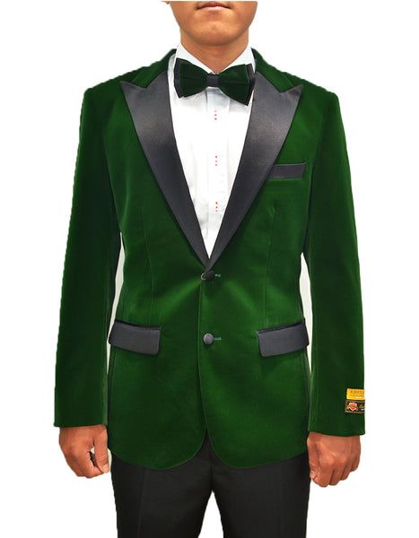 hunter green velvet tuxedo jacket