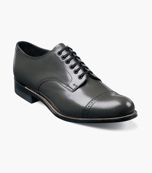 Stacy Adams MADISON Cap Toe Oxford Steel Gray by Stacy Adams Shoes