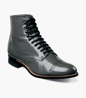 Stacy Adams MADISON Cap Toe Boot Steel Gray by Stacy Adams Shoes