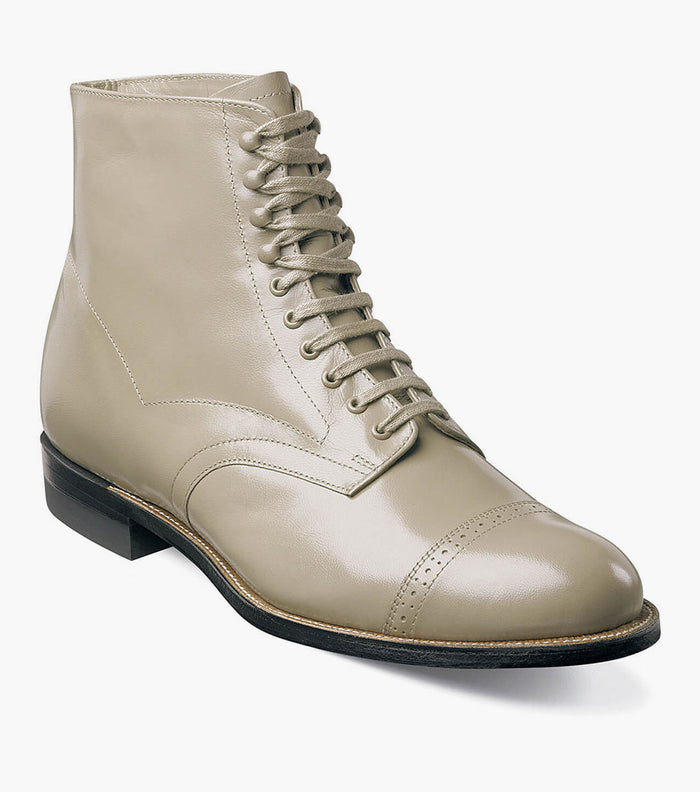 Stacy Adams MADISON Cap Toe Boot Taupe by Stacy Adams Shoes