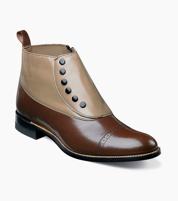 Stacy Adams MADISON Spectator Spat Cap Toe Boot by Stacy Adams Shoes