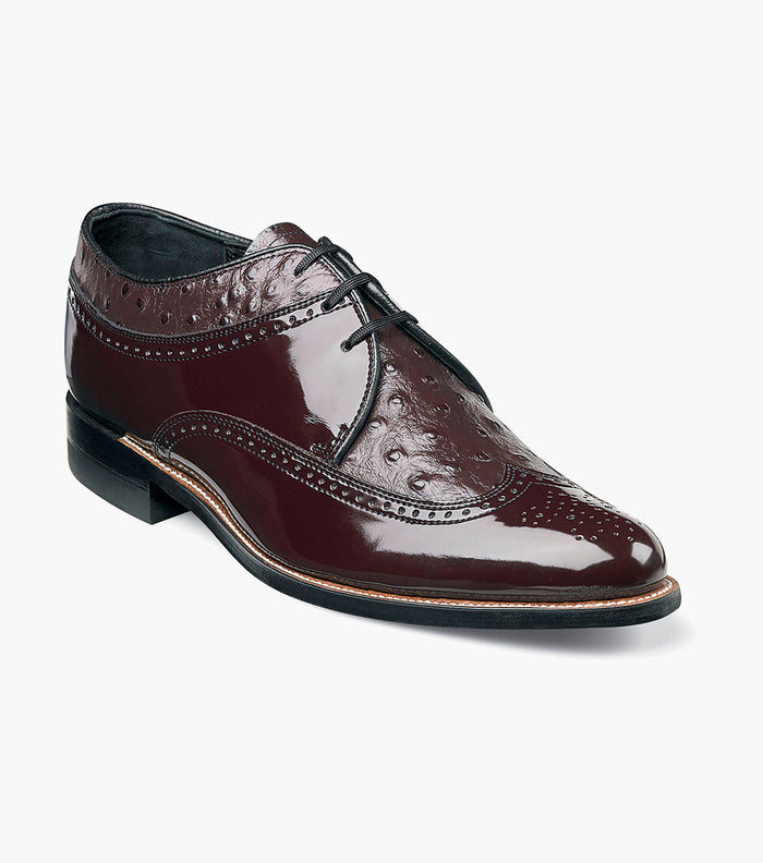 Stacy Adams Dayton Ostrich Wingtip Oxford by Stacy Adams Shoes