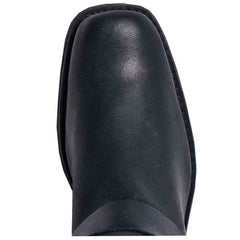 dingo-black-womens-leather-motor-cycle-boots - Size: 6m