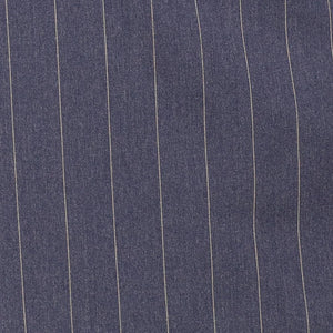 Men's Denim Blue Pinstripe Double Breasted Suit