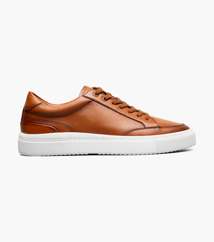 Stacy Adams DORIAN Lace To Toe Sneaker Cognac by Stacy Adams Shoes