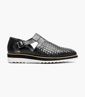 Stacy Adams ALVARADO Woven City Sandal Black by Stacy Adams Shoes