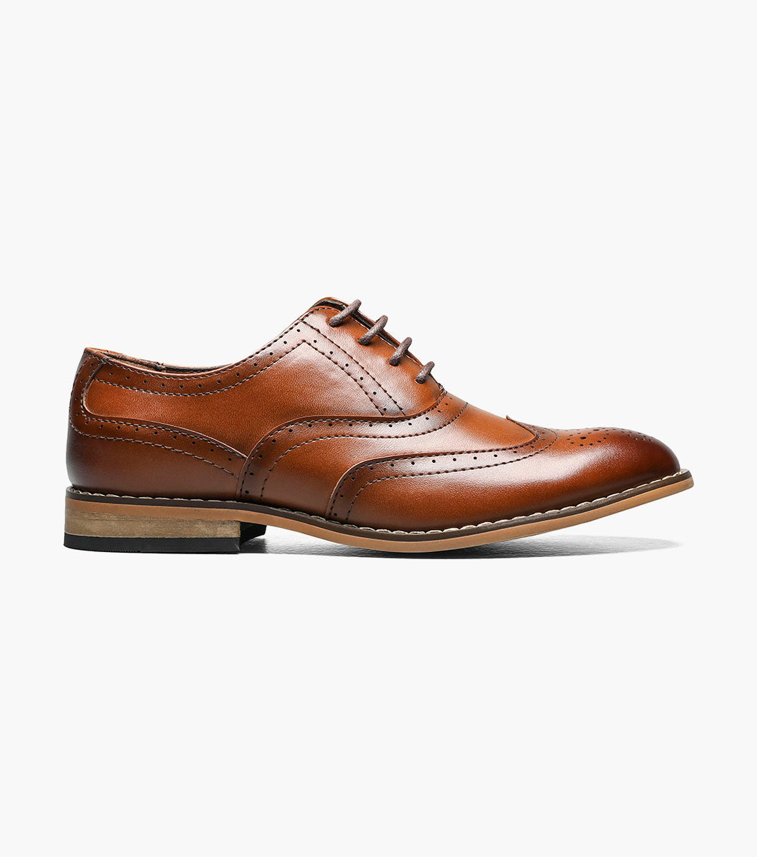 Stacy Adams Kids Dunbar Wingtip Oxford by Stacy Adams Shoes