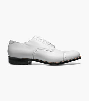 Stacy Adams MADISON Cap Toe Oxford White by Stacy Adams Shoes