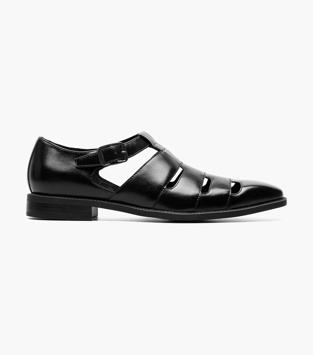 Stacy Adams CALDERON Closed Toe City Sandal Black by Stacy Adams Shoes