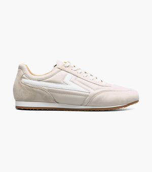 Stacy Adams ACTION 150 Sporty Lace Up Cream by Stacy Adams Shoes