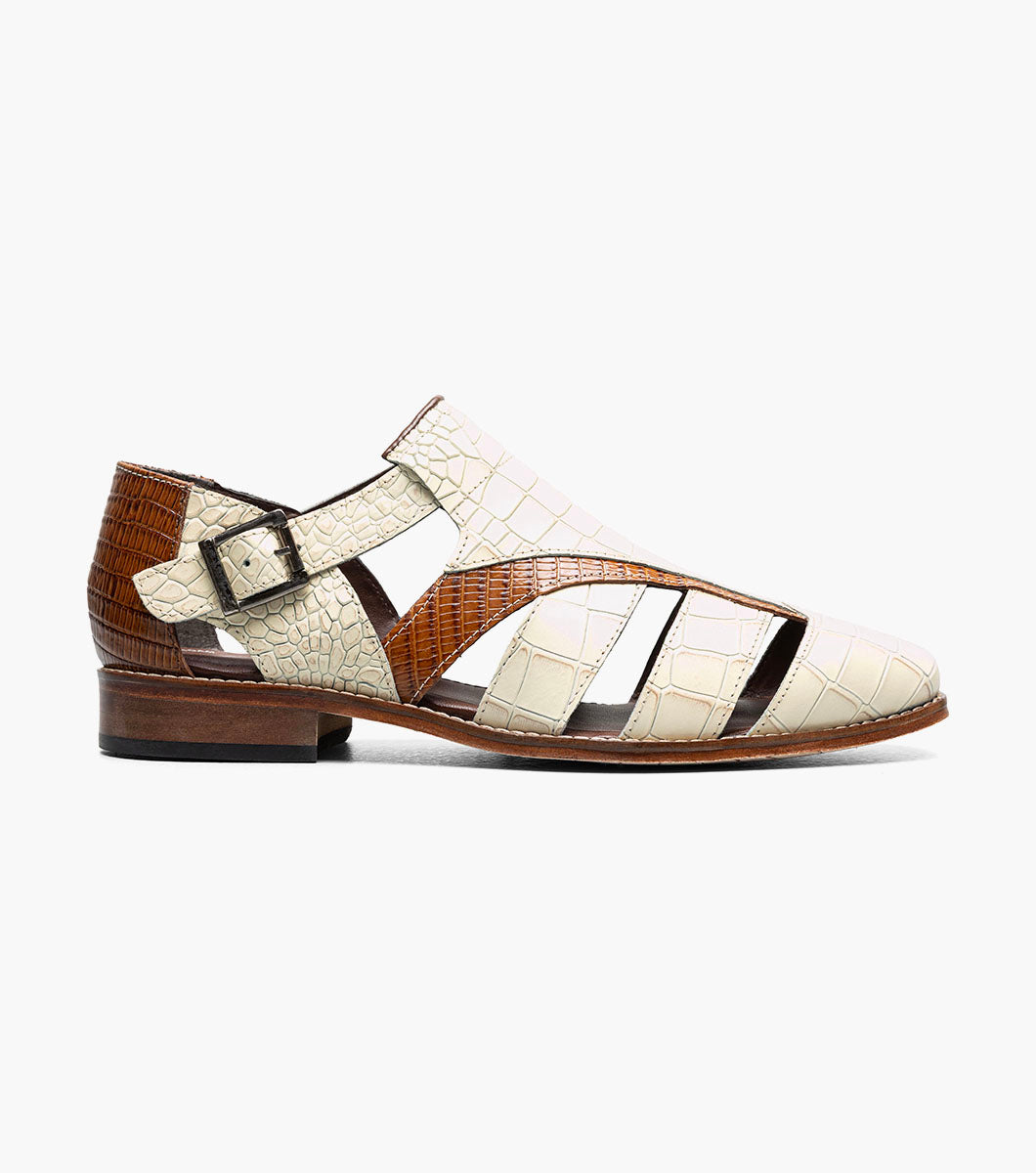 Stacy Adams CALANDRO City Sandal Ivory Multi by Stacy Adams Shoes