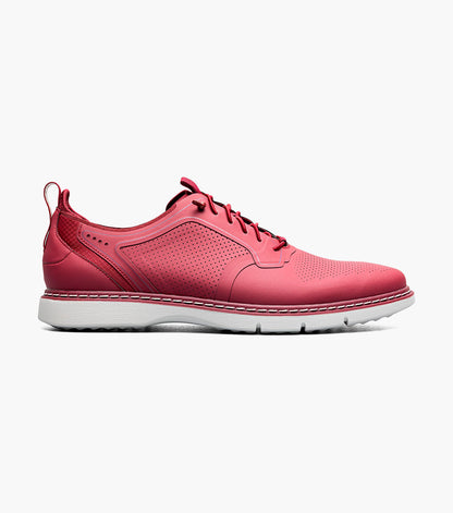 SYNCHRO Plain Toe Elastic Lace Up