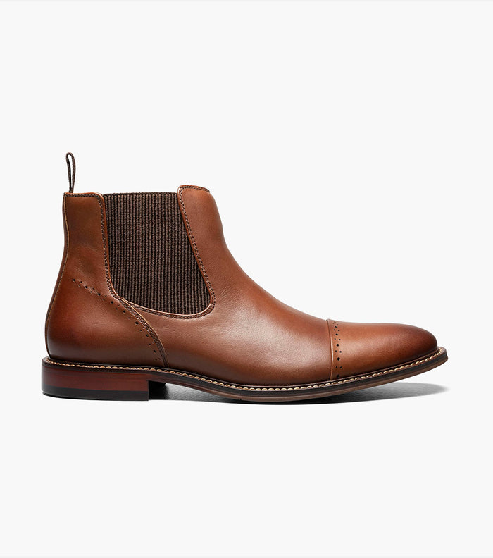 Stacy Adams MAURY Cap Toe Chelsea Boot Chocolate by Stacy Adams Shoes