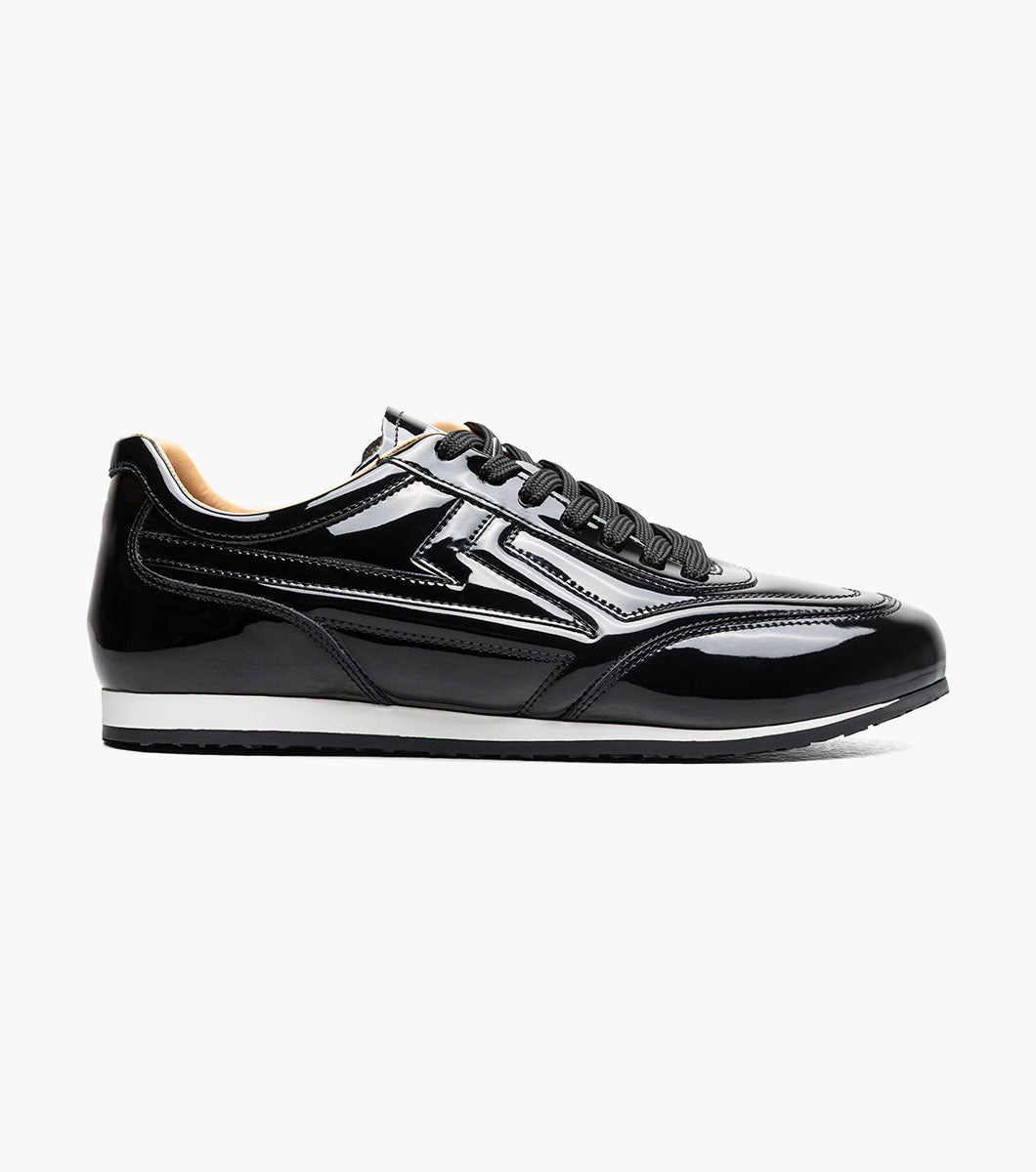 Stacy Adams ACTION 150 Sporty Lace Up Black Patent by Stacy Adams Shoes