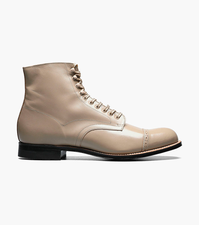 Stacy Adams MADISON Cap Toe Boot Taupe by Stacy Adams Shoes