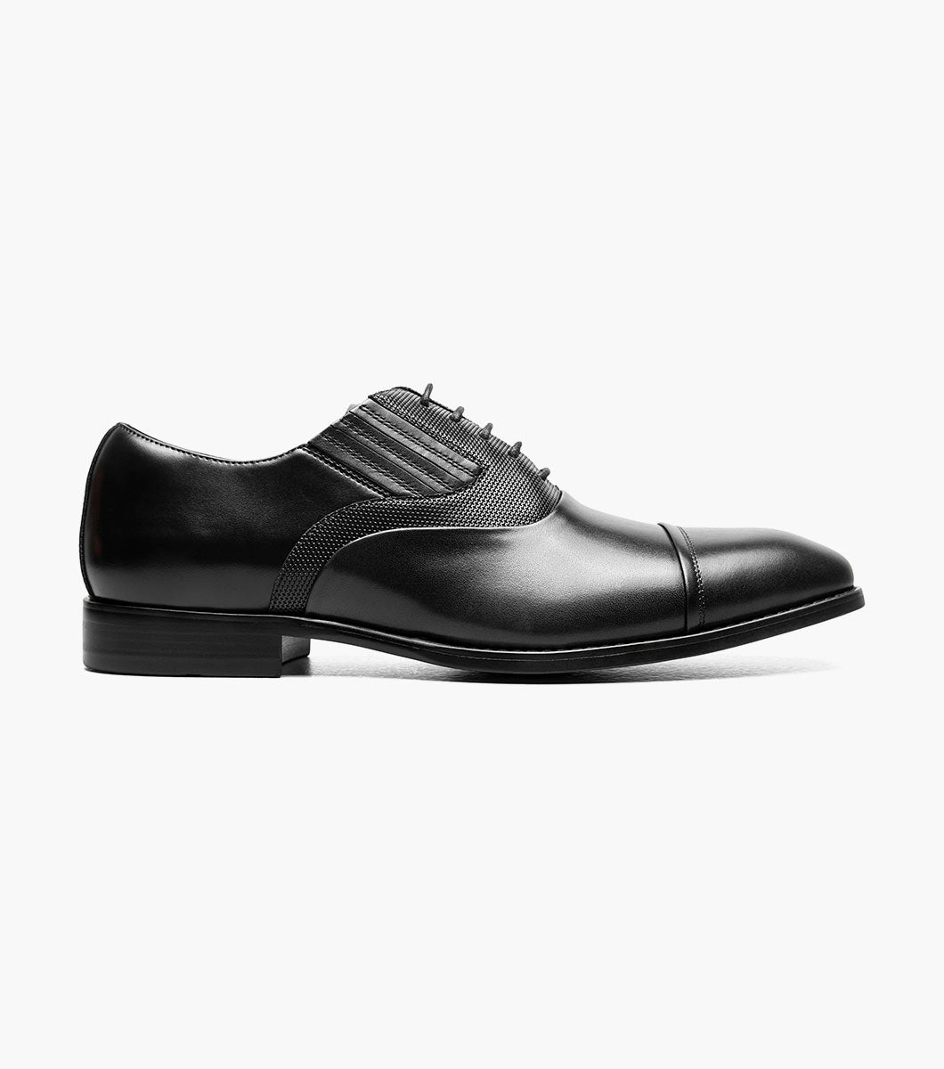 Stacy Adams LUCAS Cap Toe Oxford Black by Stacy Adams Shoes