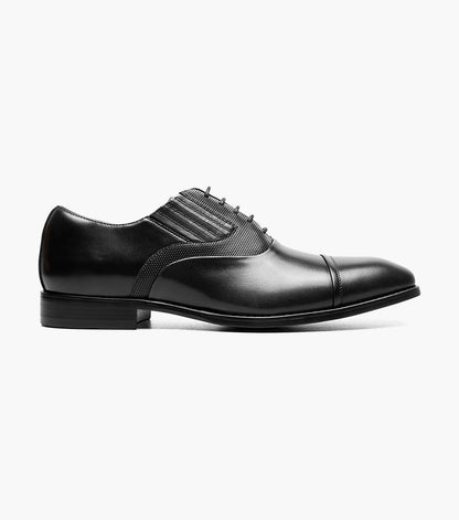 Stacy Adams LUCAS Cap Toe Oxford Black by Stacy Adams Shoes