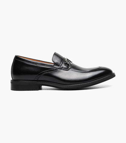 Stacy Adams BOYD Moc Toe Bit Slip On Black by Stacy Adams Shoes