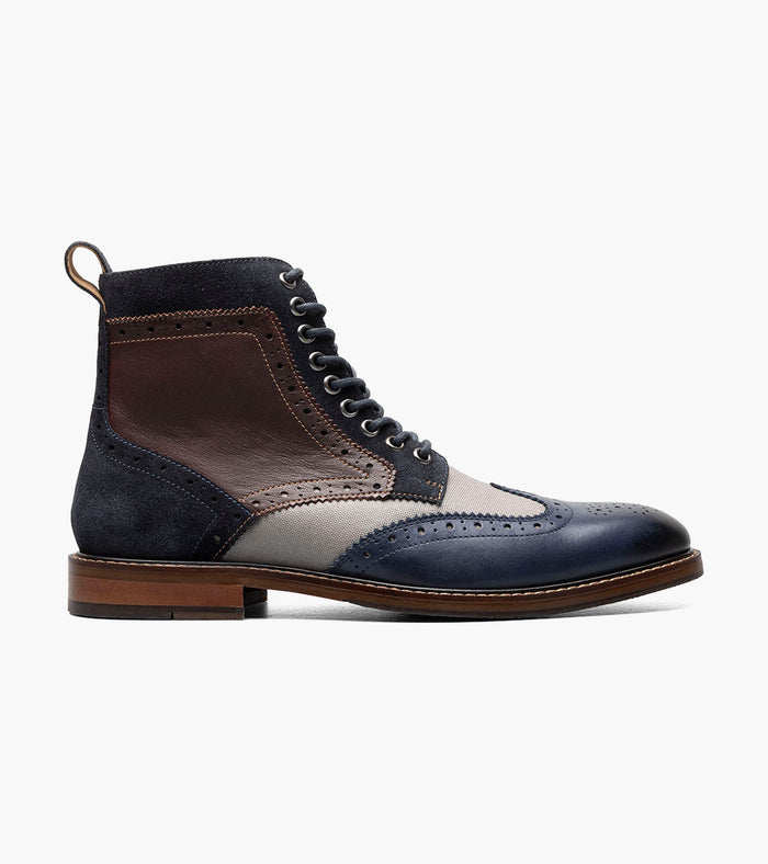 Stacy Adams Finnegan Wingtip Lace Up Boot by Stacy Adams Shoes
