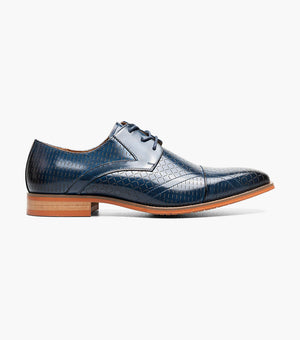 Stacy Adams HOBSON Cap Toe Oxford Blue by Stacy Adams Shoes