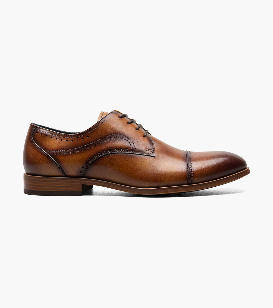 Stacy Adams BRYANT Cap Toe Oxford Tan by Stacy Adams Shoes