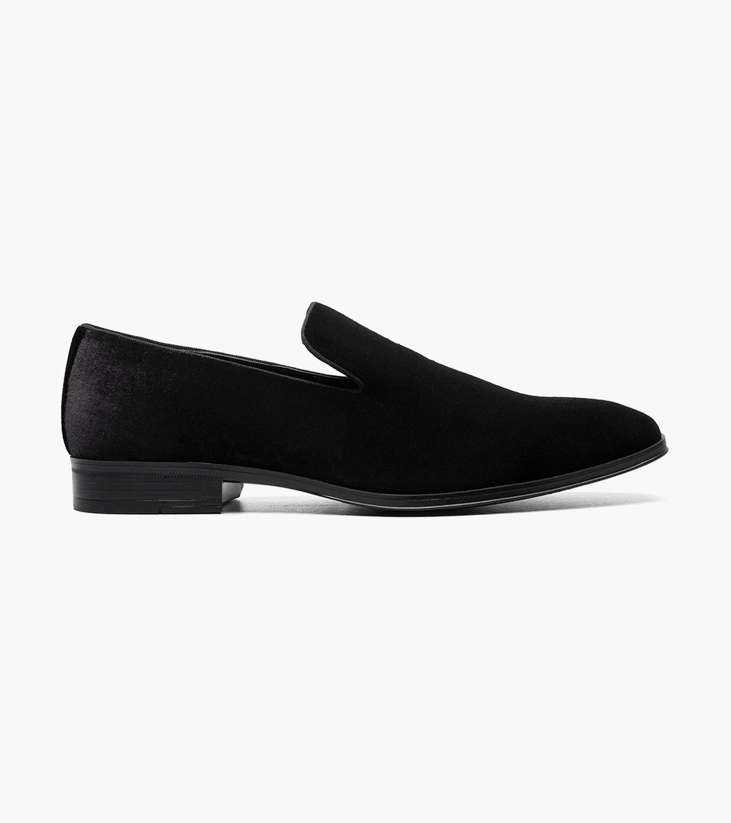 Stacy Adams SAVIAN Plain Toe Velour Slip On by Stacy Adams Shoes