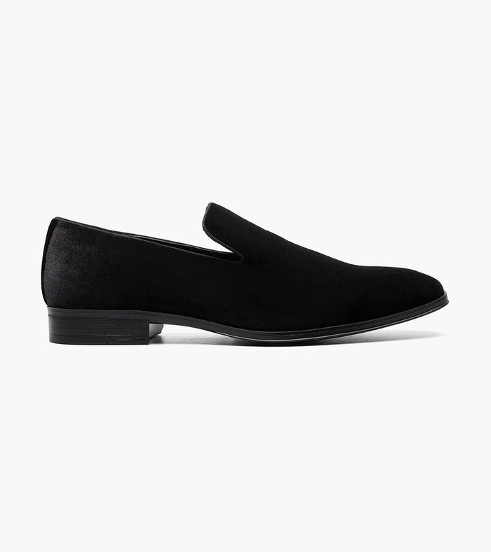 Stacy Adams SAVIAN Plain Toe Velour Slip On by Stacy Adams Shoes