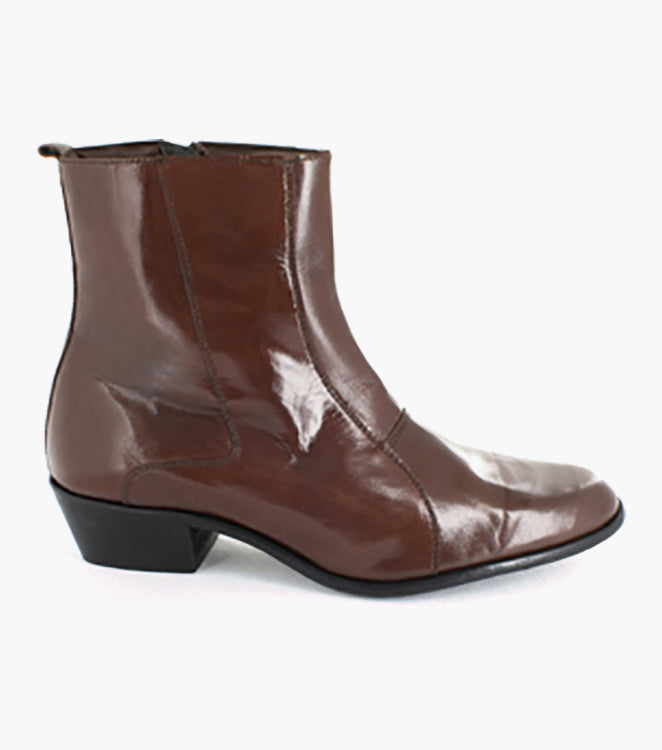 Stacy Adams SANTOS Side Zip Boot Cognac by Stacy Adams Shoes