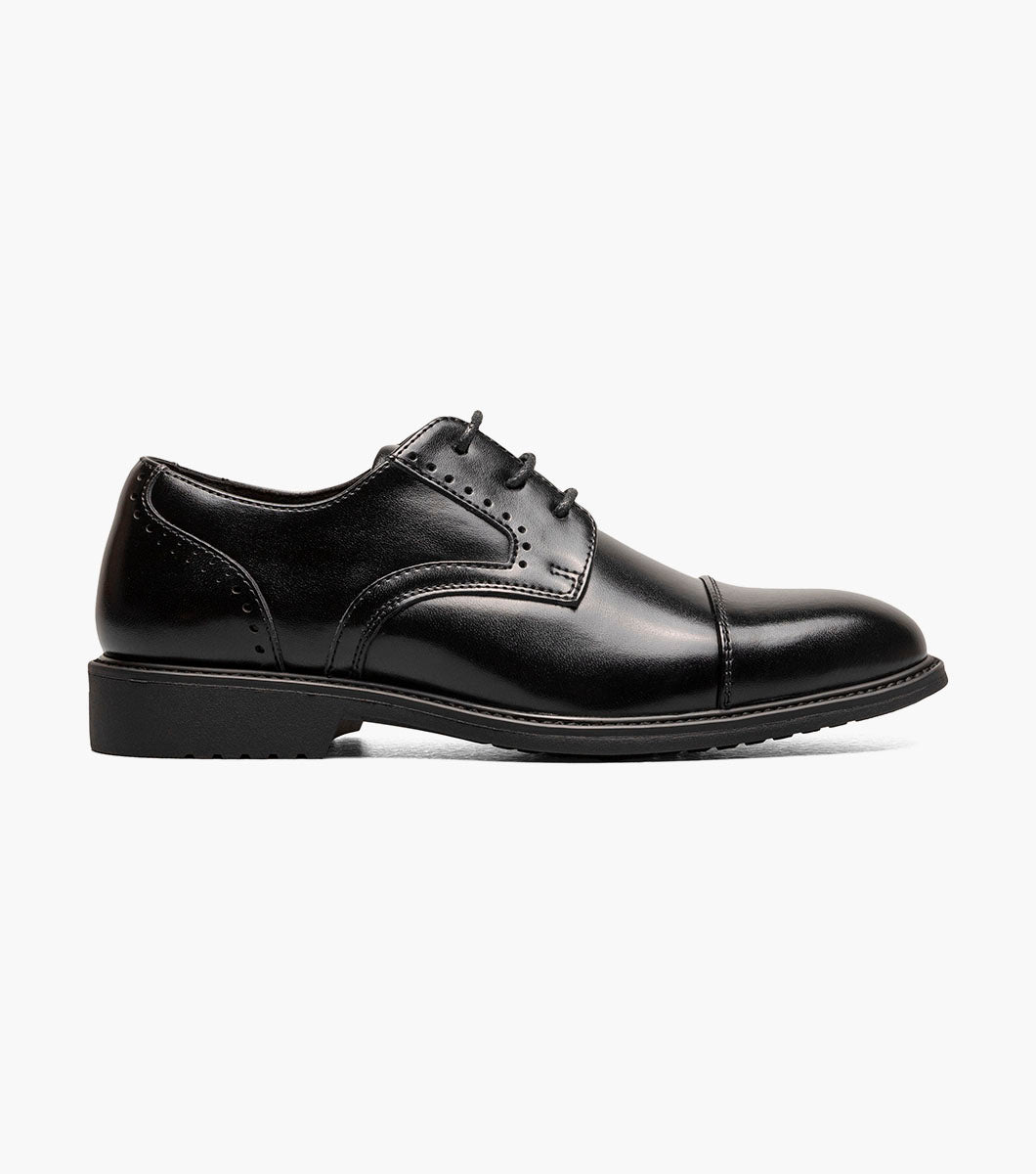 Stacy Adams KIDS WESBRIDGE Cap Toe Oxford Black Multi by Stacy Adams Shoes