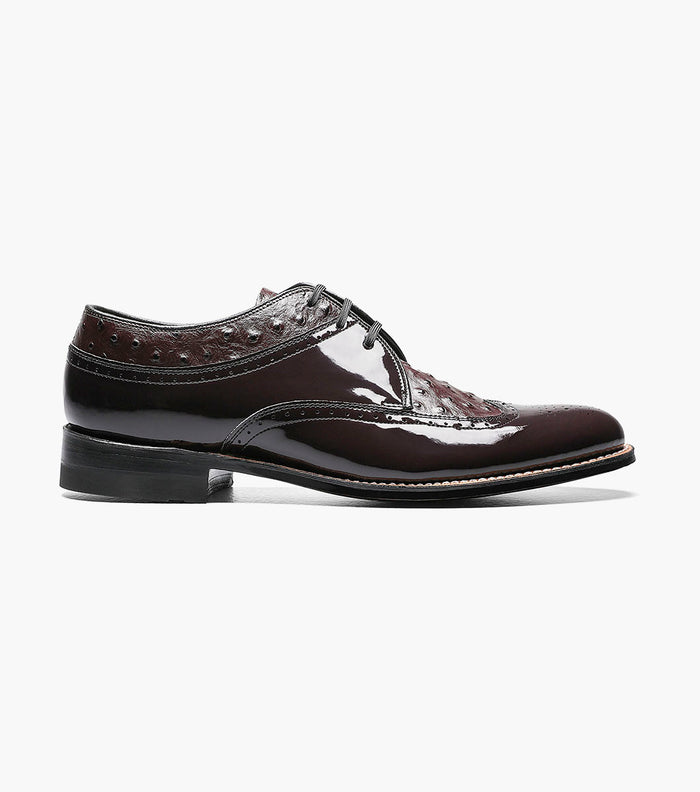 Stacy Adams Dayton Ostrich Wingtip Oxford by Stacy Adams Shoes