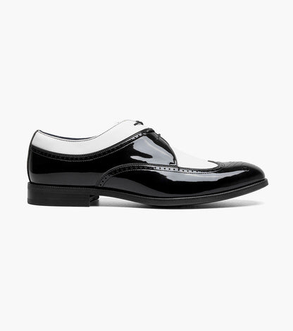 Stacy Adams DAYTON II Wingtip Oxford Black w/White by Stacy Adams Shoes