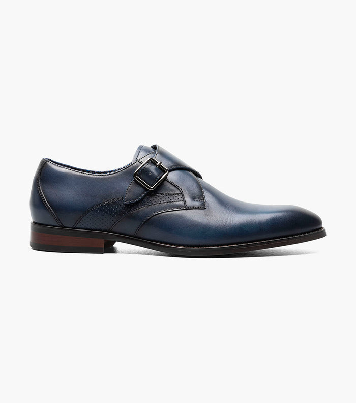 Stacy Adams KARCHER Plain Toe Monk Strap by Stacy Adams Shoes