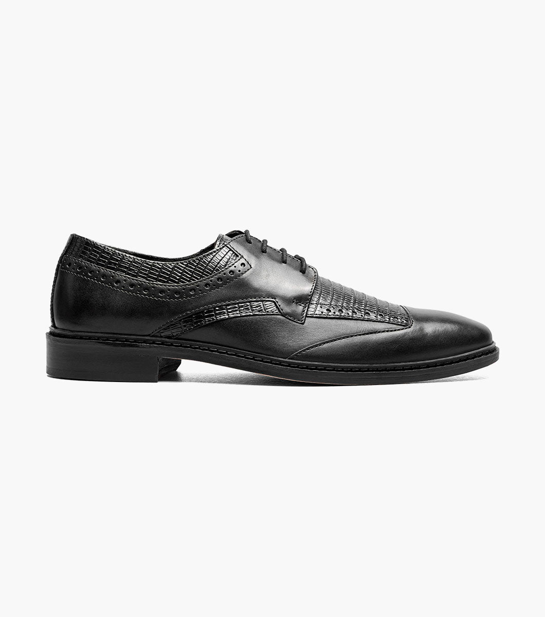 Stacy Adams GAMBETTA Modified Cap Toe Oxford Black by Stacy Adams Shoes