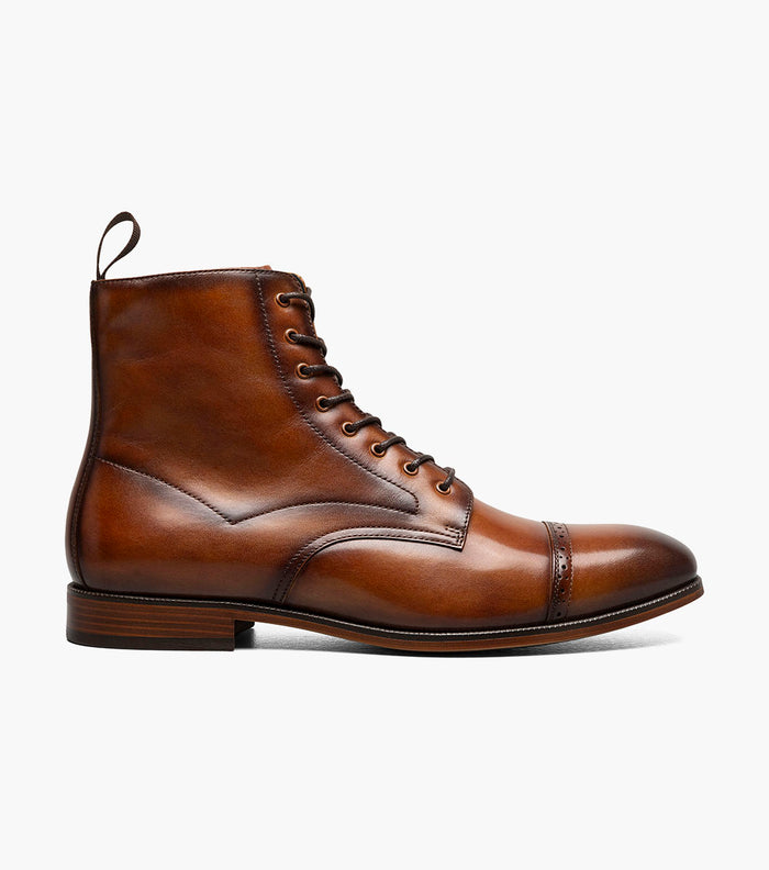 Stacy Adams Henry Cap Toe Lace Up Boot by Stacy Adams Shoes