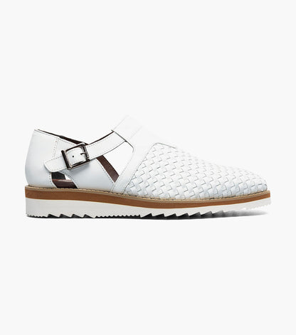 Stacy Adams ALVARADO Woven City Sandal White by Stacy Adams Shoes