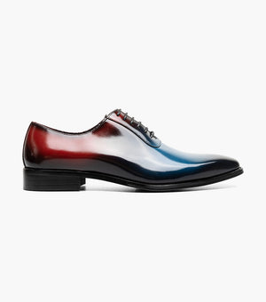 Stacy Adams SHAFFER Plain Toe Oxford Navy Multi by Stacy Adams Shoes