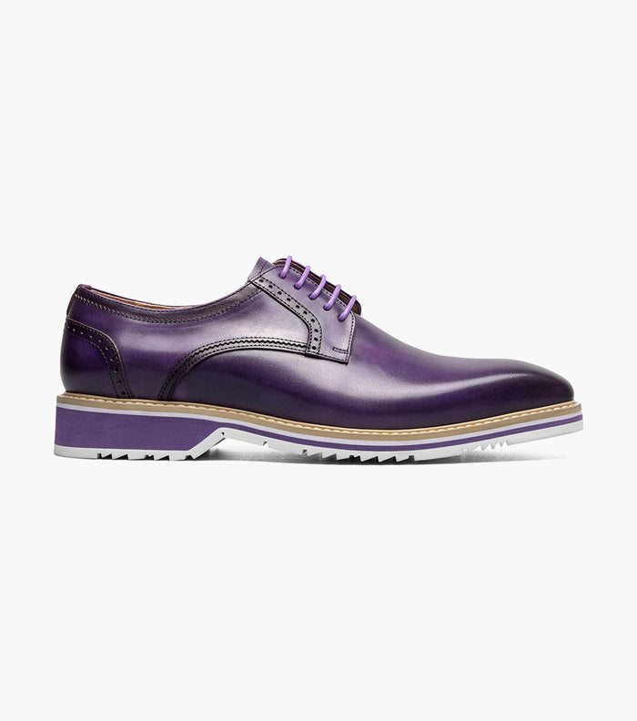 Stacy Adams BARRINGER Plain Toe Oxford Purple by Stacy Adams Shoes