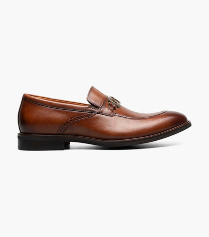 Stacy Adams BOYD Moc Toe Bit Slip On Brandy by Stacy Adams Shoes