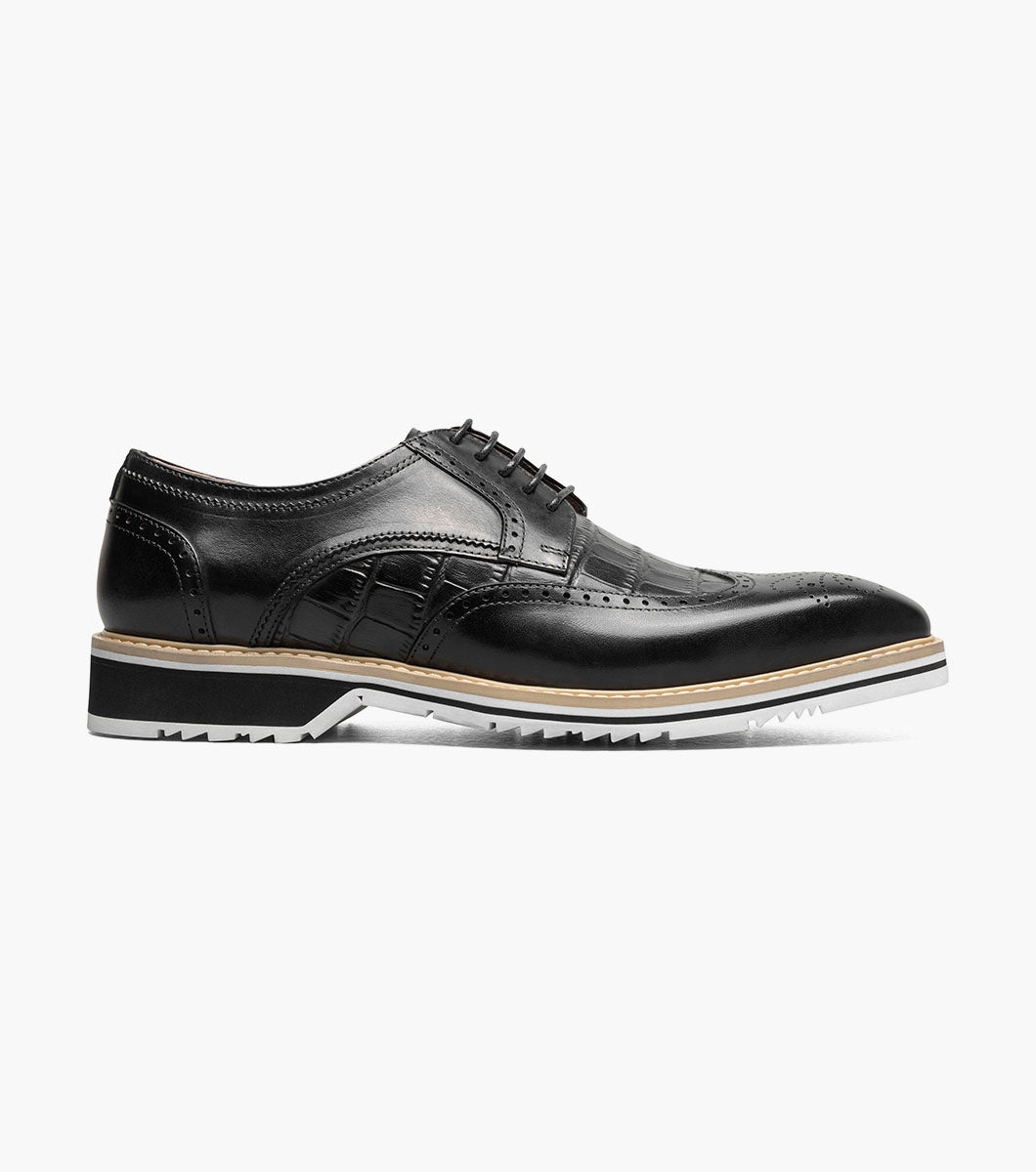 Stacy Adams BEAUMONT Wingtip Oxford Black by Stacy Adams Shoes