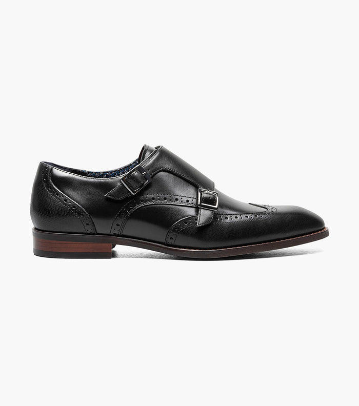Stacy Adams Karson Wingtip Double Monk Strap by Stacy Adams Shoes
