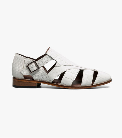 Stacy Adams CALANDRO City Sandal White by Stacy Adams Shoes