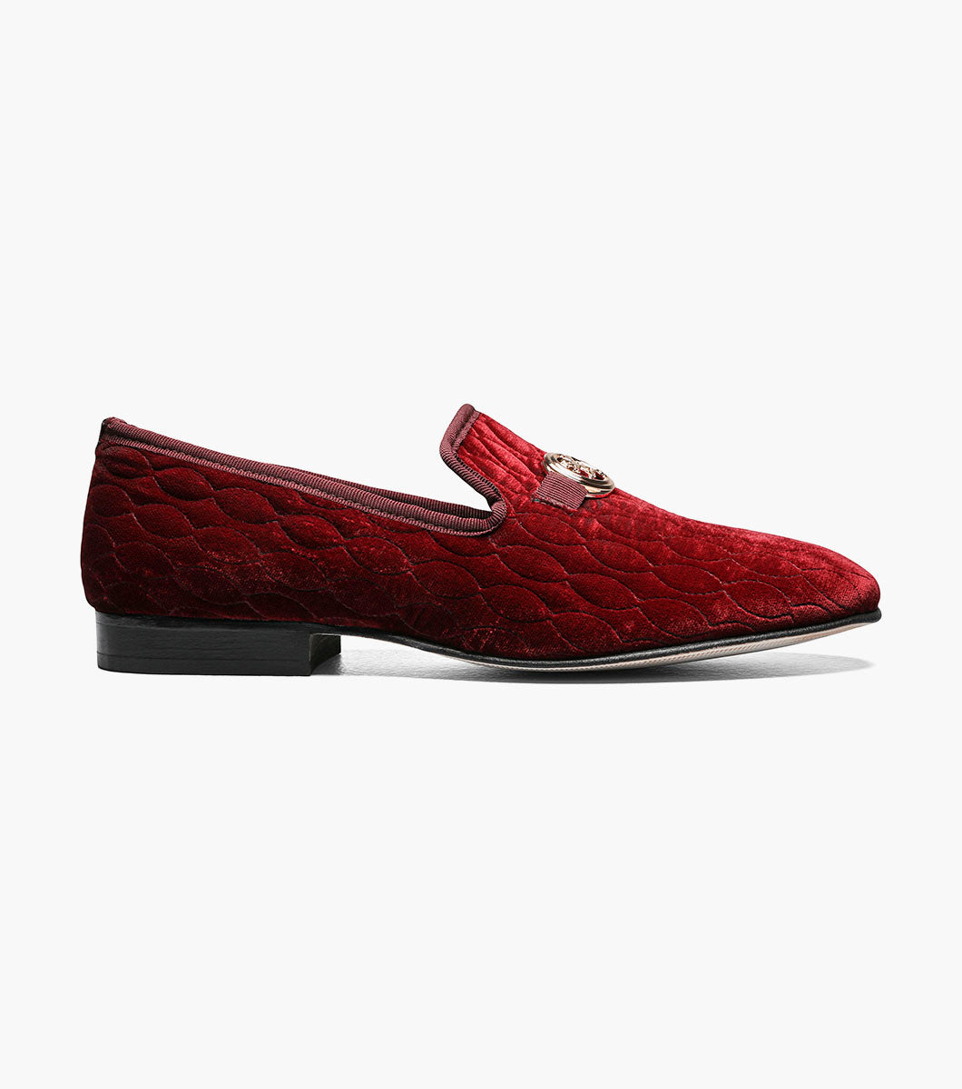 Stacy Adams VALET Slip On Bit Loafer Burgundy by Stacy Adams Shoes