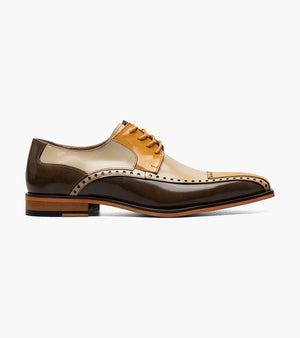 Stacy Adams PLAZA Modified Cap Toe Oxford Olive Multi by Stacy Adams Shoes