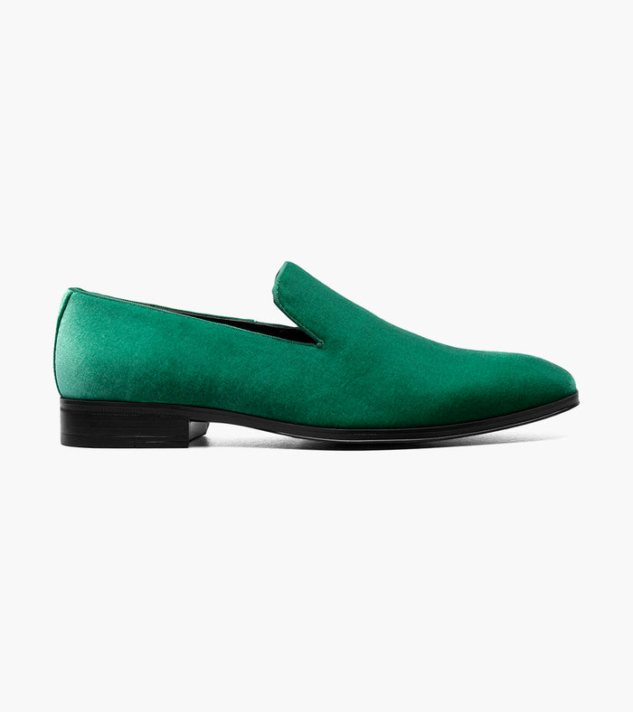 Stacy Adams SAVIAN Plain Toe Velour Slip On by Stacy Adams Shoes