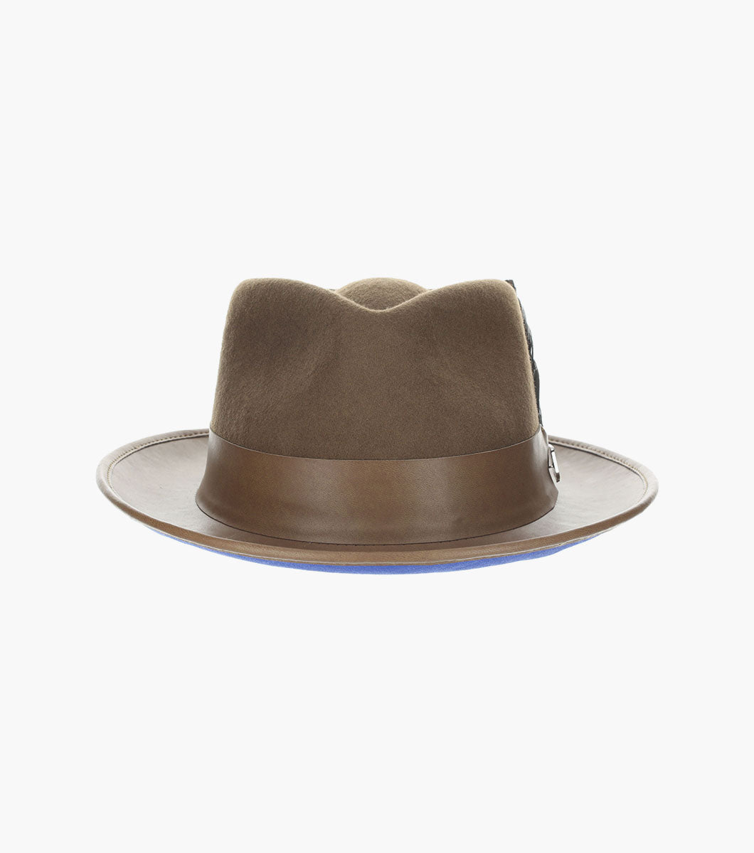 PROVO FEDORA Wool Felt Pinch Front Hat