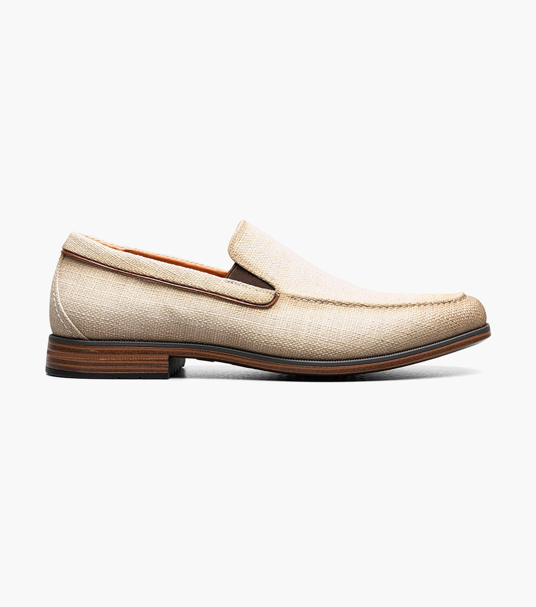 Stacy Adams RIDGELY Moc Toe Slip On Natural by Stacy Adams Shoes