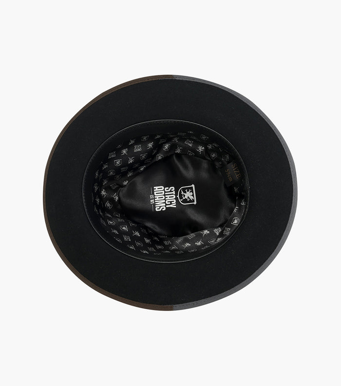 ALPHA FEDORA Wool Felt Pinch Front Hat