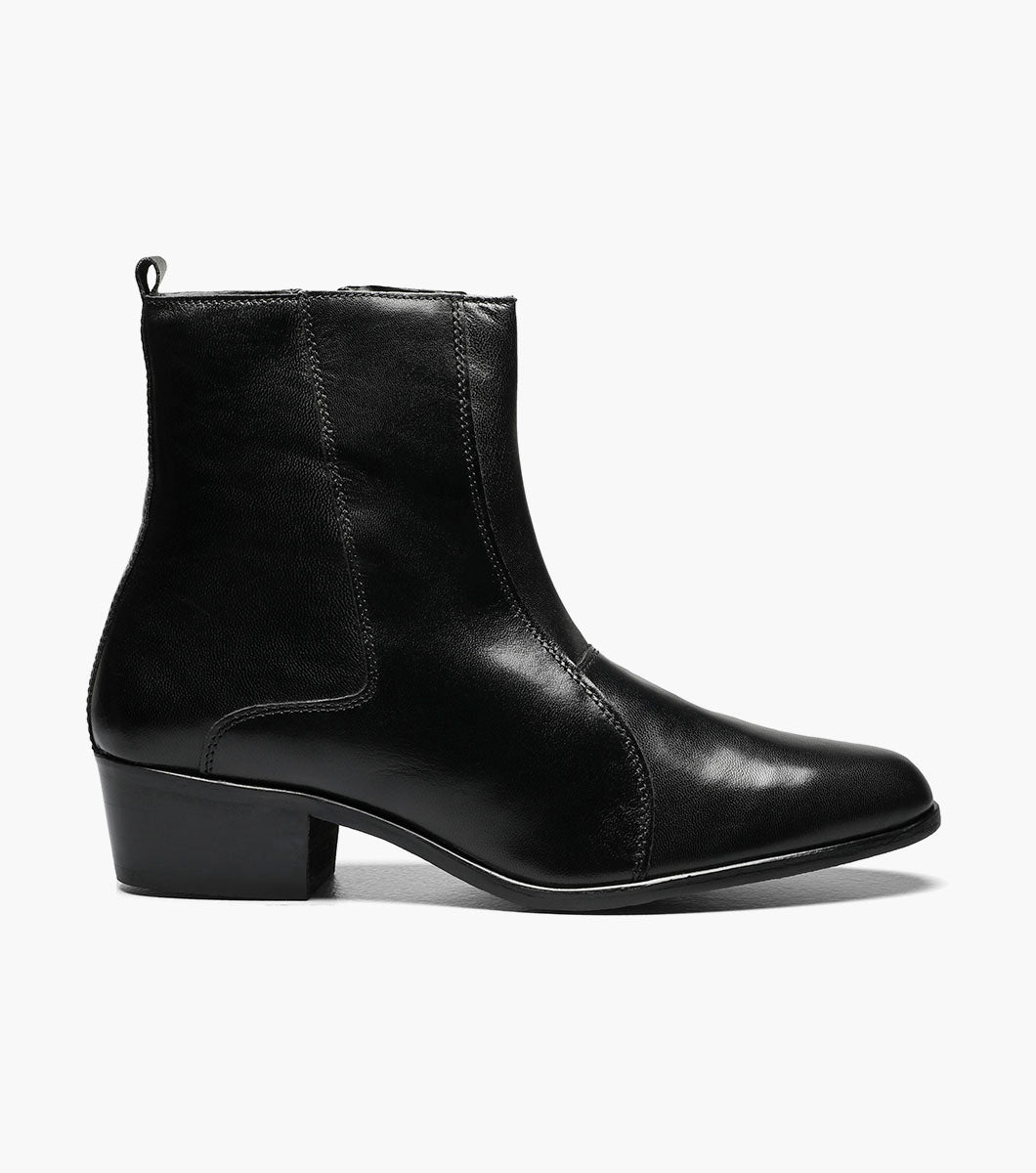 Stacy Adams SANTOS Side Zip Boot Black by Stacy Adams Shoes