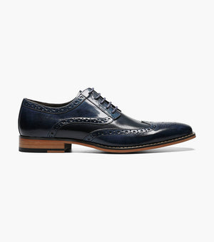 Stacy Adams TINSLEY Wingtip Oxford Cobalt Multi by Stacy Adams Shoes
